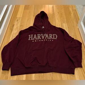 H&M Burgundy Harvard Hoodie